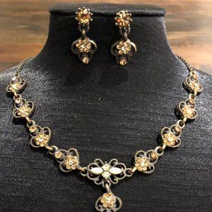 Topaz Necklace & Earring Set